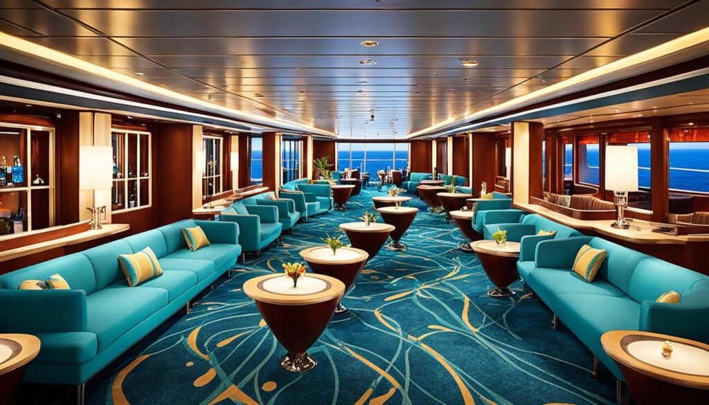 Bliss Lounge auf dem Kreuzfahrtschiff