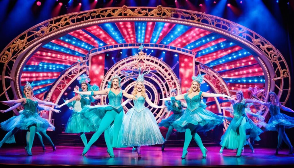 Broadway-Stil Show auf der Diamond Princess