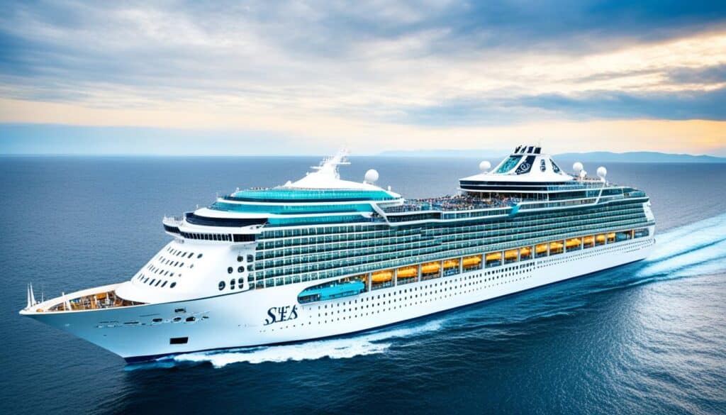 Einzigartige Architektur der Brilliance of the Seas