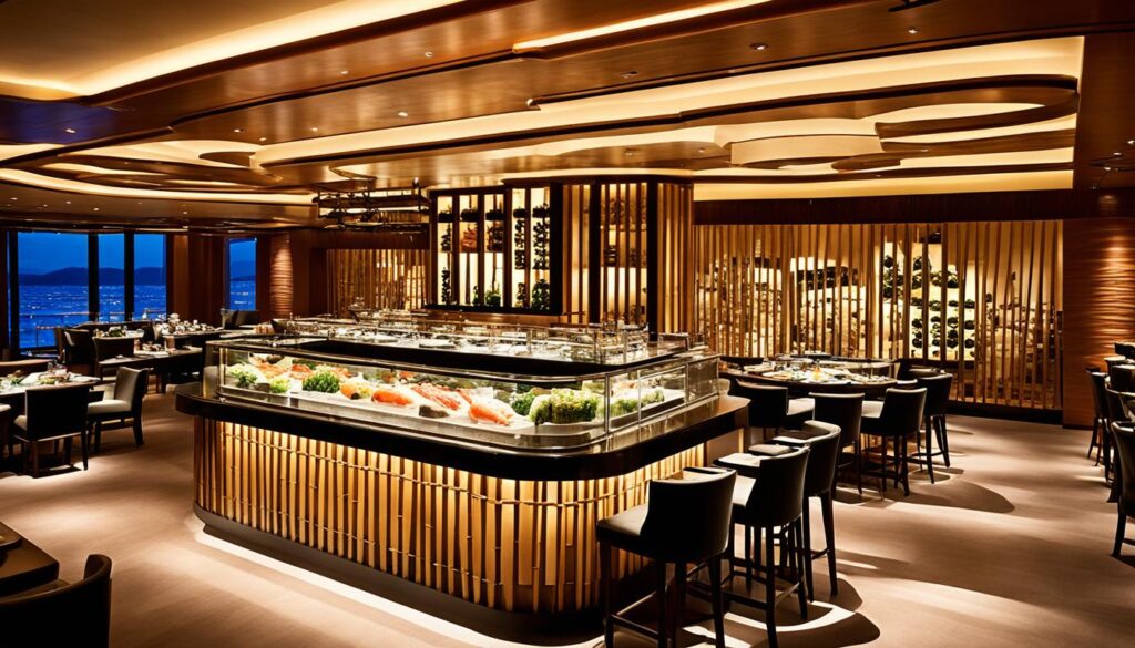 Kaito Sushi Bar auf der MSC Lirica