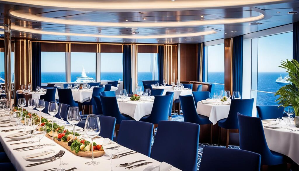 Kreuzfahrtschiff Gastronomie an Bord der Mein Schiff 7