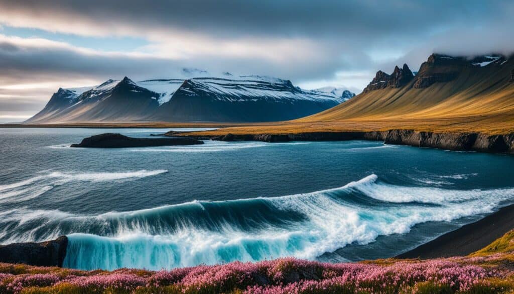 Naturlandschaften bei einer Island Kreuzfahrt