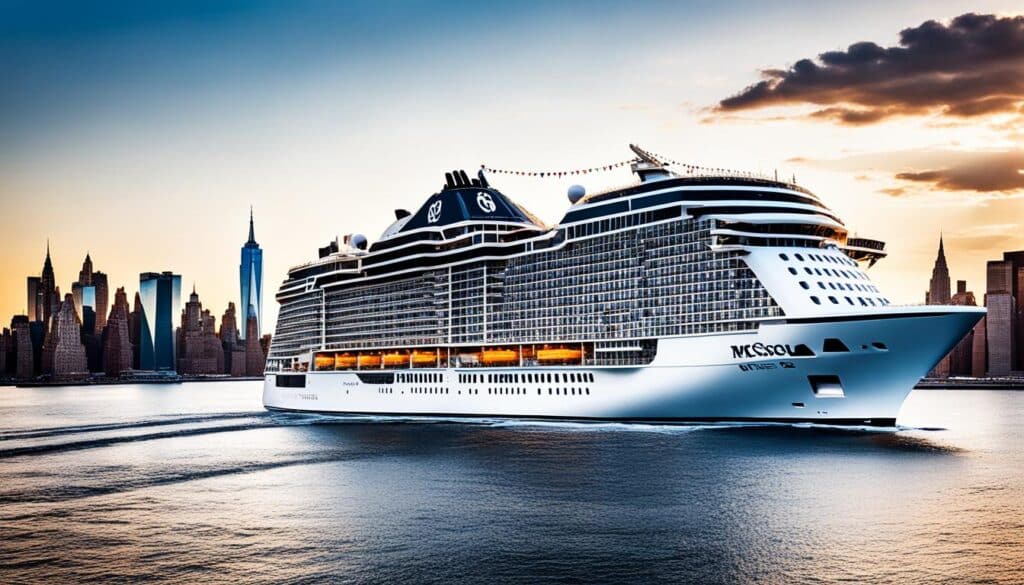 New York City Design auf MSC Seashore