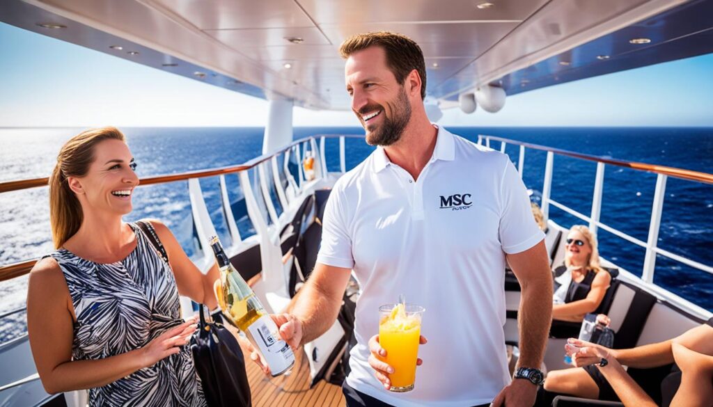 Personalisierte Betreuung auf der MSC Rhapsody