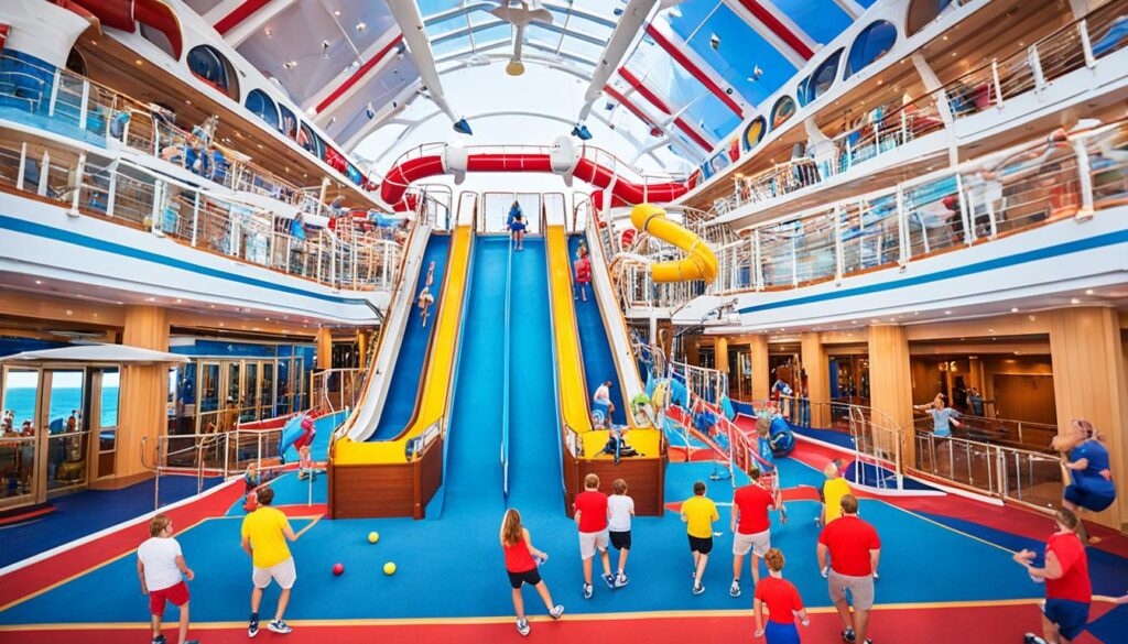 Sport und Freizeitangebote auf der Carnival Conquest