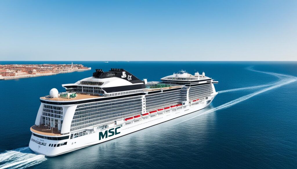 Umweltverantwortliche Technologien auf der MSC Seashore