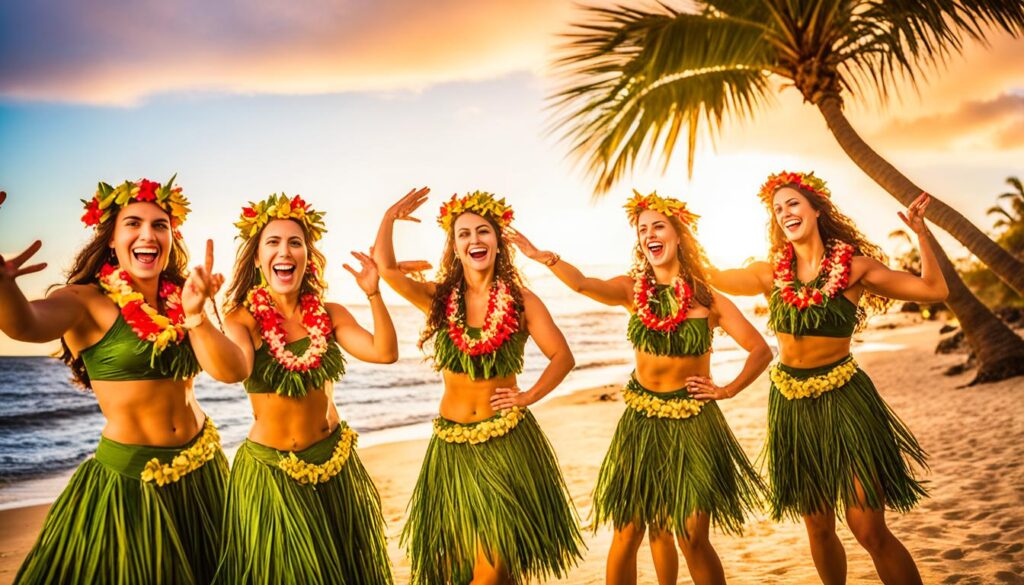 traditioneller Hula-Tanz